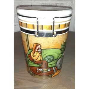 MSC Joie De Vivre Cafe Canister Art Deco Inspired